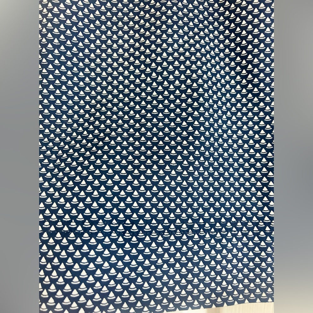 Talbots Navy and White Patterned Skirt - Picture 2 of 3